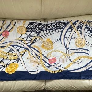 Vintage Givenchy silk head scarf